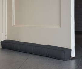 Magnetische tochtrol voor deur - antraciet 90cm