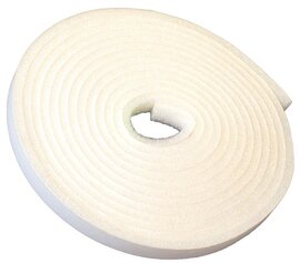 Zelfklevende tochtstrip voor ramen en deuren 6x12mm (10 meter)